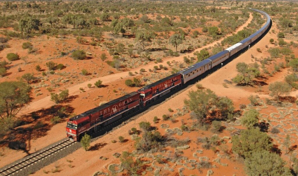 the romance of the ghan australias iconic central railway line