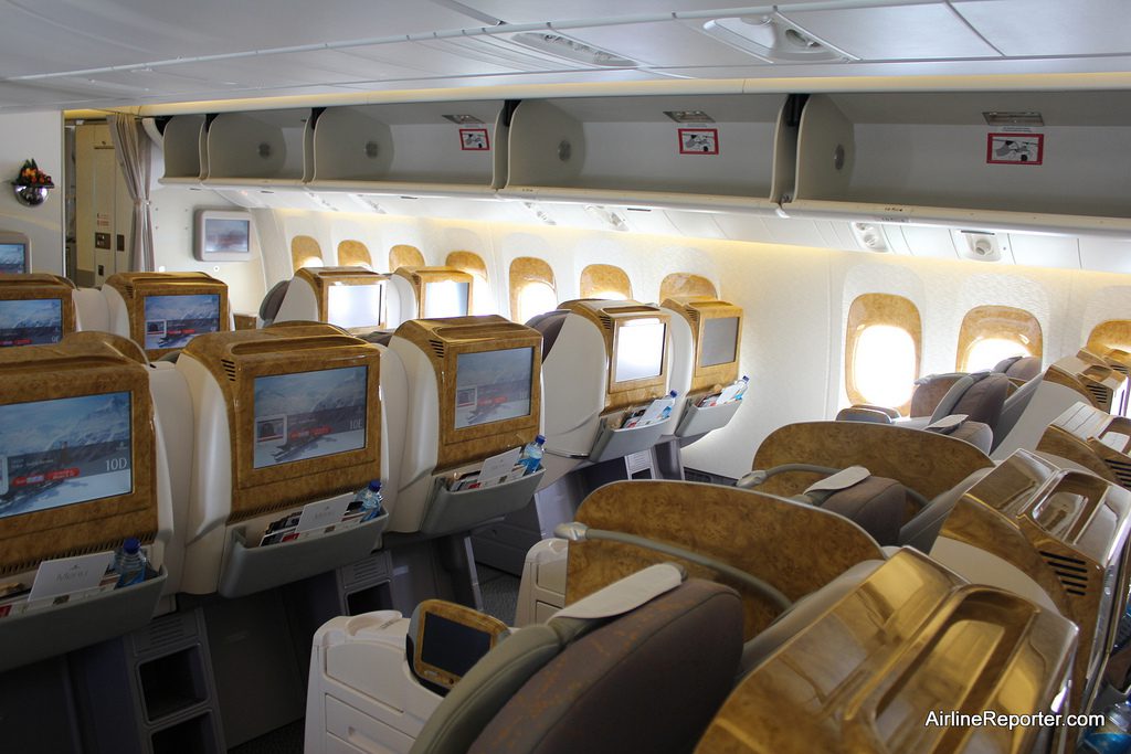 flight review flying business class with emirates airlines