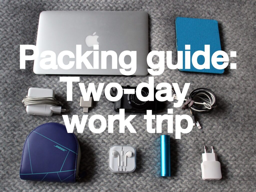how to pack smart for business travel