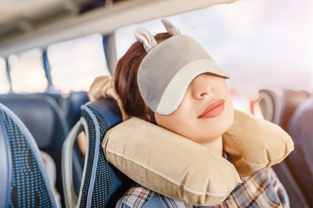 how to stay comfortable and safe on a bus journey