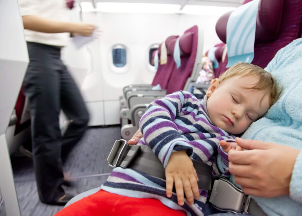 survival guide tips for flying with a baby or toddler