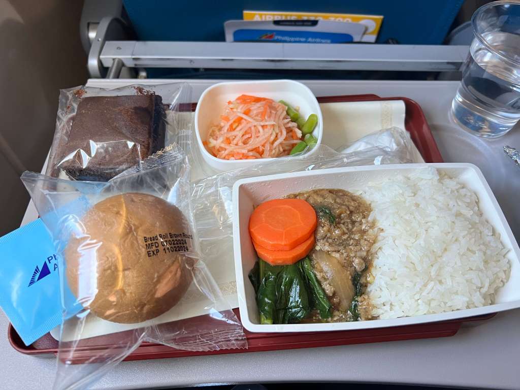 flight foodie reviewing the in flight dining experience on specific airline